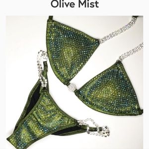 Olive green comp suit